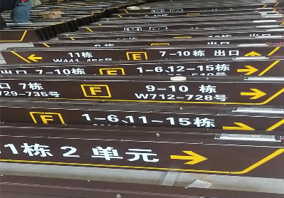 雷山广告标识中，常见的几种安装方式。